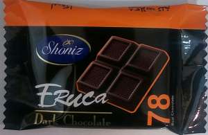 شکلات تلخ ایروکا ۷۸درصد شونیز پا قهوه