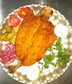 خوراک ماهی سوخاری(قزل الا)